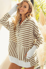 Load image into Gallery viewer, Beach Night Striped Hoodie
