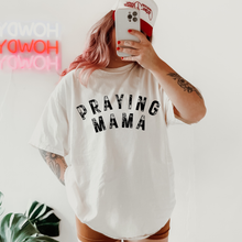 Load image into Gallery viewer, Praying Mama Tshirt in BLUE
