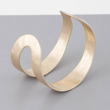 Load image into Gallery viewer, Hammered Open Cuff Bracelet

