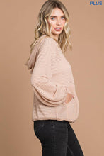 Load image into Gallery viewer, culture code - CHH1816LX-Plus Zip Up Hoodie Top: 3XL / CLASSIC NUDE
