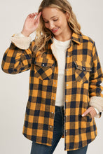 Load image into Gallery viewer, Lumber Jack BUFFALO PLAID SHERPA-LINED SHACKET
