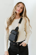 Load image into Gallery viewer, modern+chic - Bridget Sling Crossbody Fanny Mini Belt Bag: Camel
