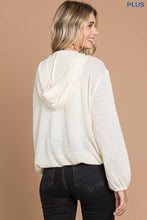 Load image into Gallery viewer, culture code - CHH1816LX-Plus Zip Up Hoodie Top: 3XL / CLASSIC NUDE
