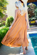 Load image into Gallery viewer, Sweet Lovely by Jen - SMOCKED MAXI DRESS: MAUVE / S / Contemporary
