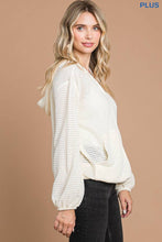 Load image into Gallery viewer, culture code - CHH1816LX-Plus Zip Up Hoodie Top: 3XL / CLASSIC NUDE
