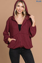 Load image into Gallery viewer, culture code - CHH1816LX-Plus Zip Up Hoodie Top: 3XL / CLASSIC NUDE
