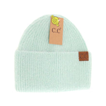 Load image into Gallery viewer, C.C Beanie - Mohair Feel Wide Cuff C.C Beanie HTC0010: Lavender
