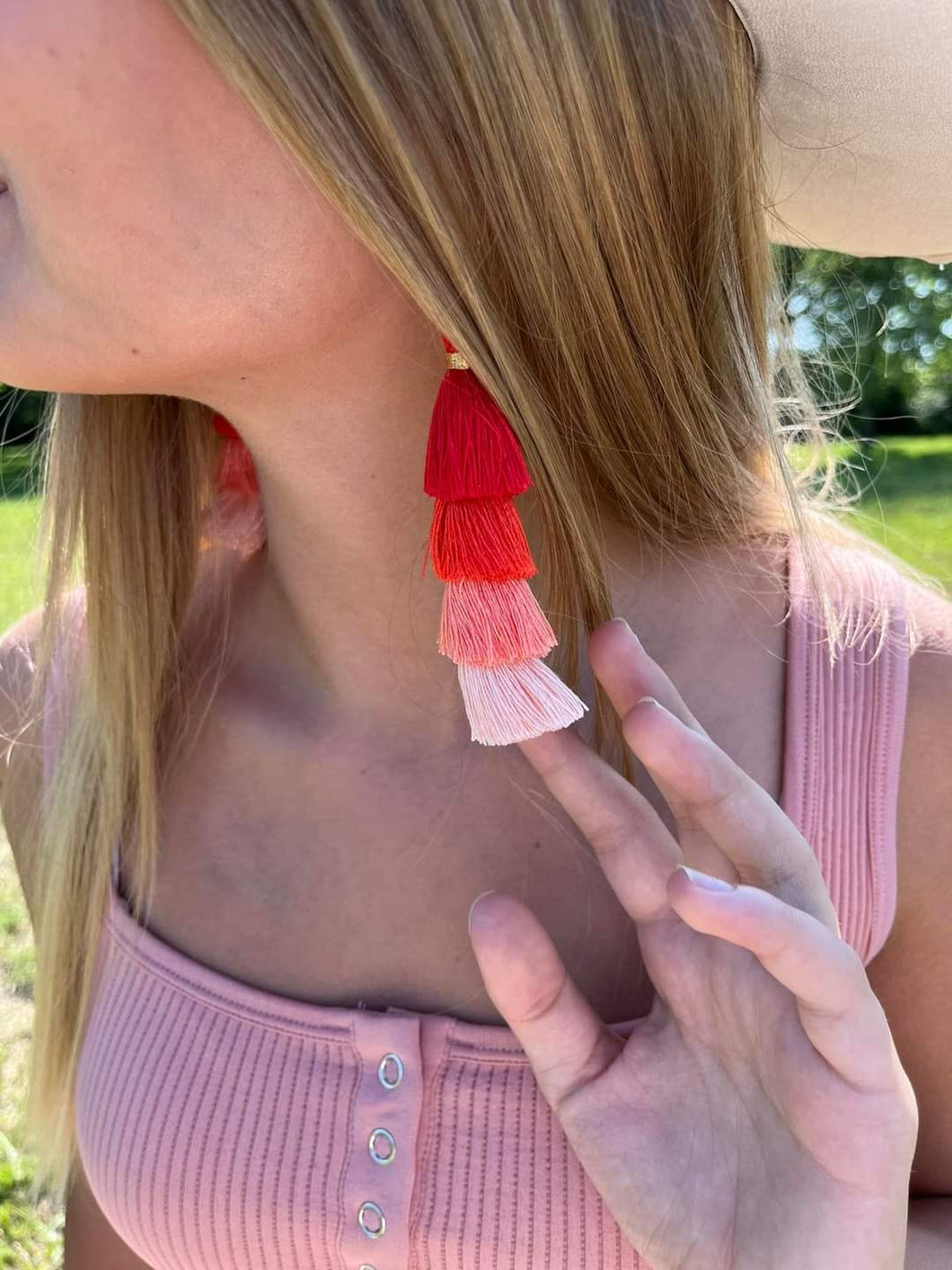 Free Fall Tassel Earrings 