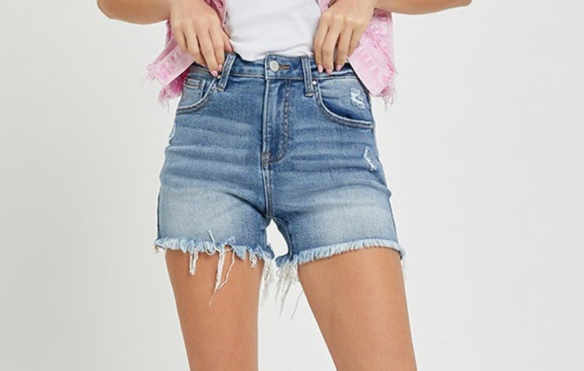 RISEN Casual Fit Jean Shorts