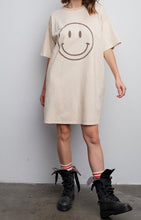 Load image into Gallery viewer, Smiley Tshirt Dress
