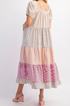 Load image into Gallery viewer, Little Striped Boho Dress
