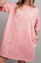 Load image into Gallery viewer, Smiley Tshirt Dress
