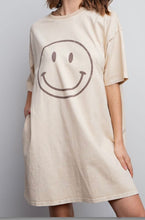 Load image into Gallery viewer, Smiley Tshirt Dress
