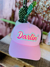 Load image into Gallery viewer, &quot;DARLIN&#39;&quot; Mesh Back Fashion Summer Ballcap
