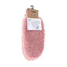Load image into Gallery viewer, C.C Beanie - Fuzzy Lined Sherpa Convertible Women&#39;s Mittens: Dk. Camel

