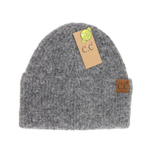 Load image into Gallery viewer, C.C Beanie - Mohair Feel Wide Cuff C.C Beanie HTC0010: Lavender
