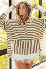 Load image into Gallery viewer, Beach Night Striped Hoodie
