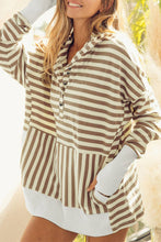 Load image into Gallery viewer, Beach Night Striped Hoodie
