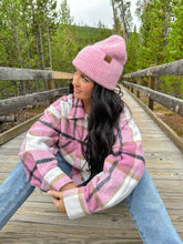 Load image into Gallery viewer, C.C Beanie - Mohair Feel Wide Cuff C.C Beanie HTC0010: Lavender
