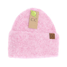 Load image into Gallery viewer, C.C Beanie - Mohair Feel Wide Cuff C.C Beanie HTC0010: Lavender
