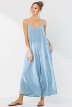 Load image into Gallery viewer, Blue Cloud Wide Leg Romper
