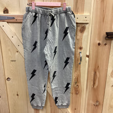 Load image into Gallery viewer, Easel Brand-Lightening Bolt Terry Knit Washed Joggers
