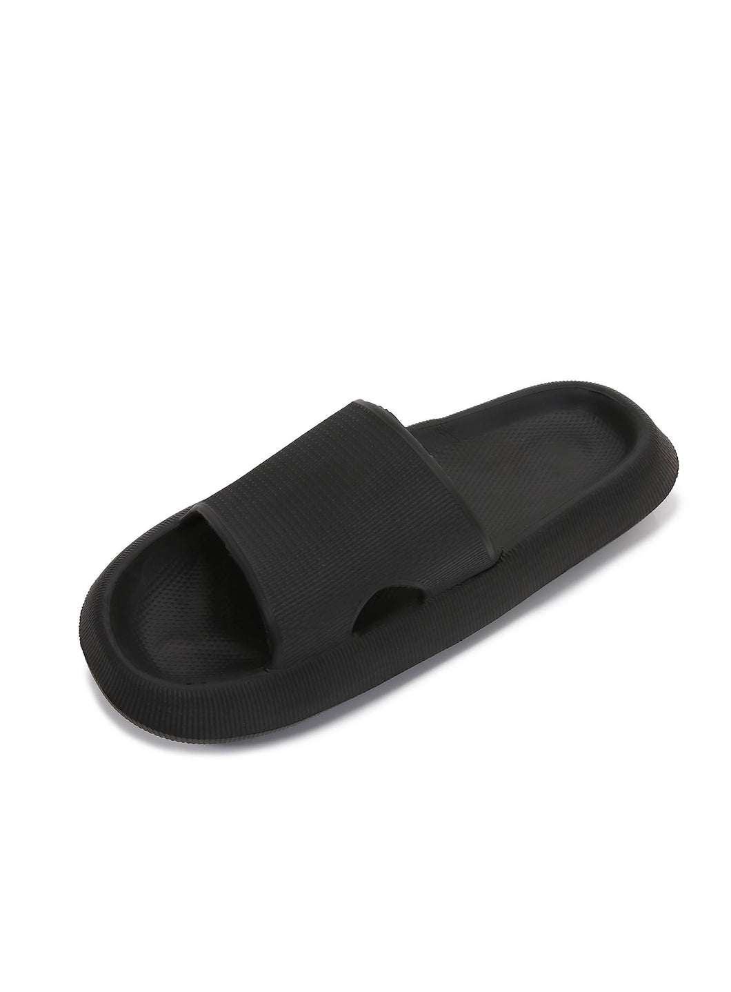 Women Comfy Open Toe Rubber Platform Slides Slipper