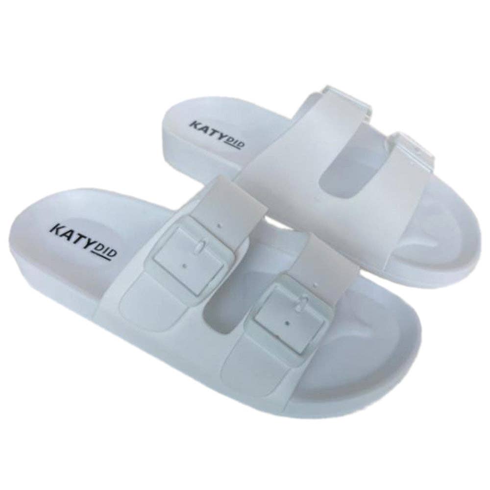 Katydid - White Beach Sandals for Women