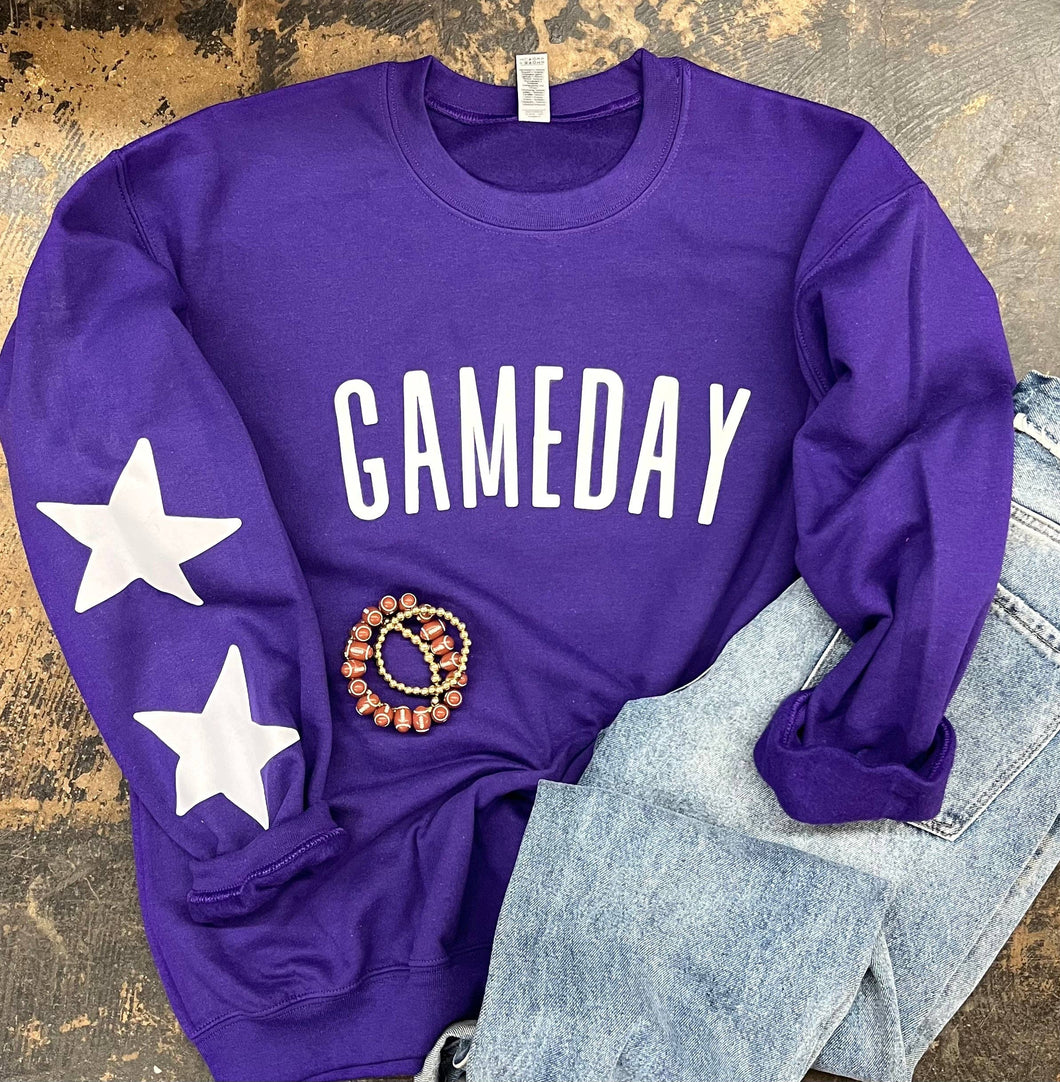 GAMEDAY Sweatshirt- Purple