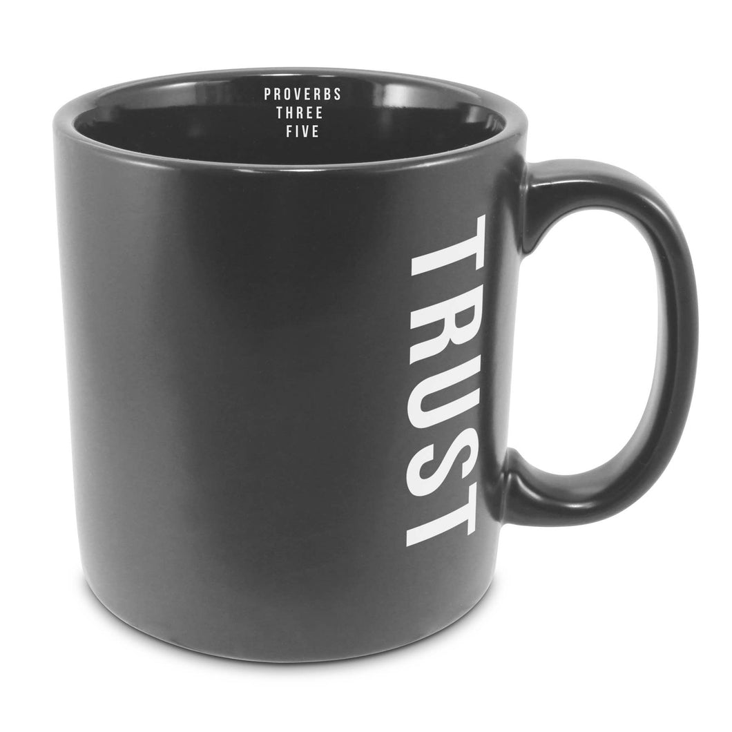 Cottage Garden - Trust Black 16 oz Coffee Mug 16OZ Travel Mug