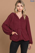 Load image into Gallery viewer, culture code - CHH1816LX-Plus Zip Up Hoodie Top: 3XL / CLASSIC NUDE
