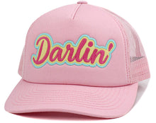 Load image into Gallery viewer, &quot;DARLIN&#39;&quot; Mesh Back Fashion Summer Ballcap
