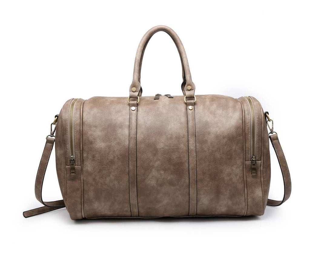 Jen & Co. - M1943 Petra Weekender w/ Zipper Side Pockets