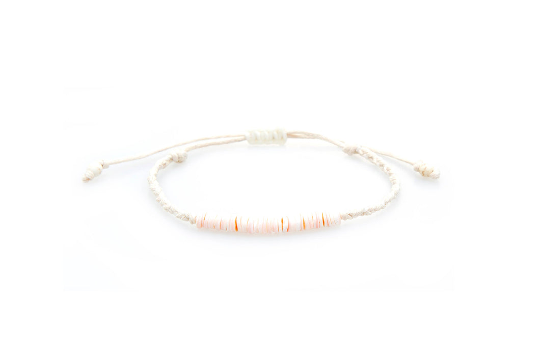 Lotus and Luna - Lakey Braided Puka Bracelet