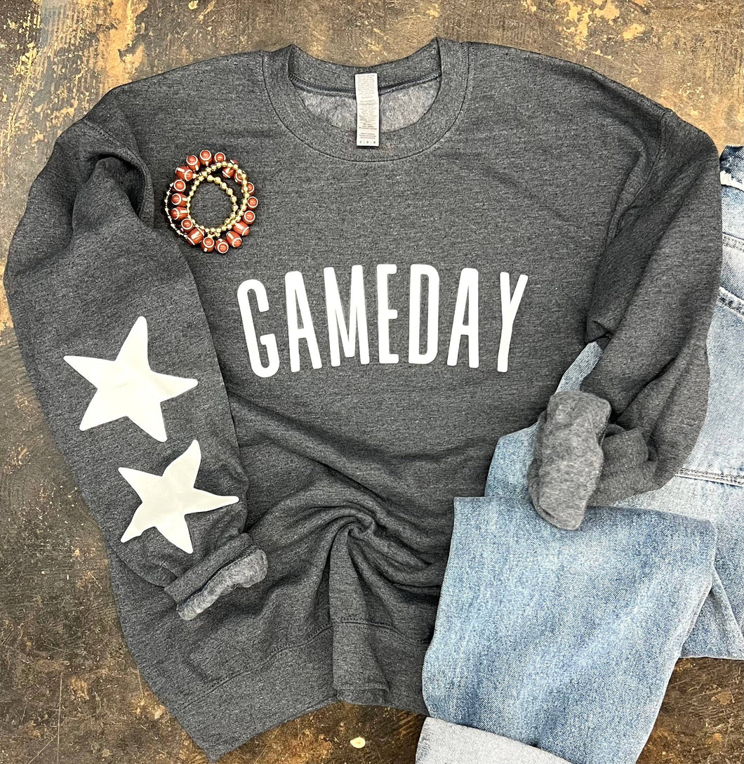 GAMEDAY Sweatshirt- Charcoal