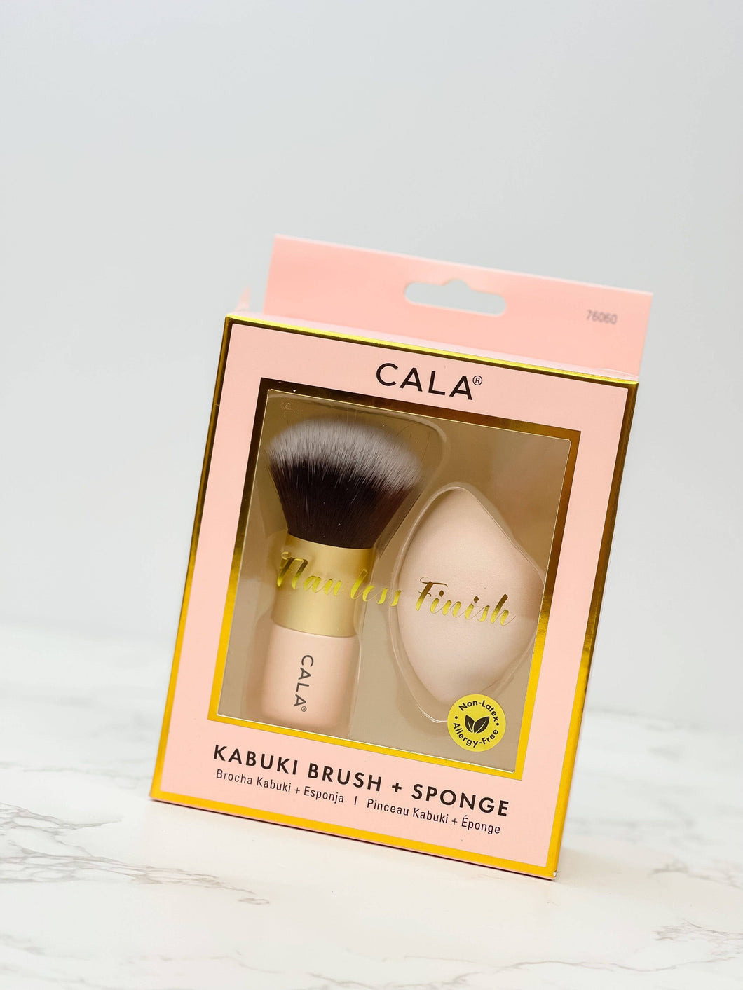 Prep Obsessed Wholesale - Flawless Finish Kabuki Brush & Sponge