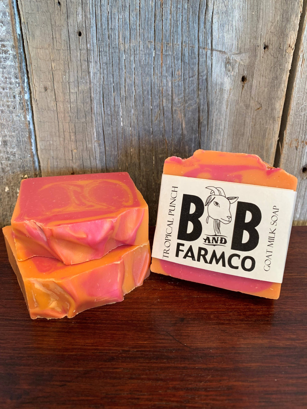 B and B FarmCo - Tropical Punch Goat Milk Soap