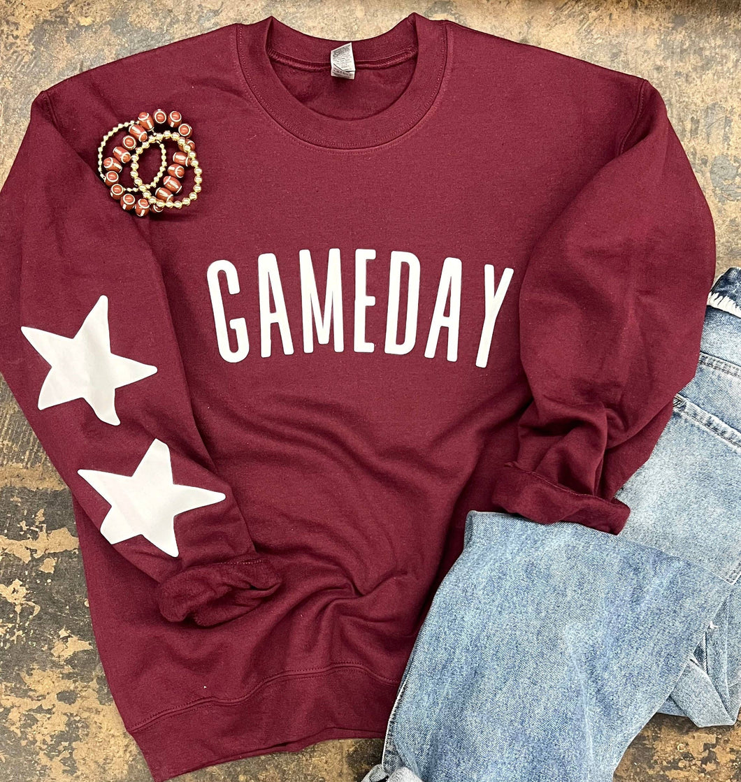 GAMEDAY Sweatshirt- Maroon