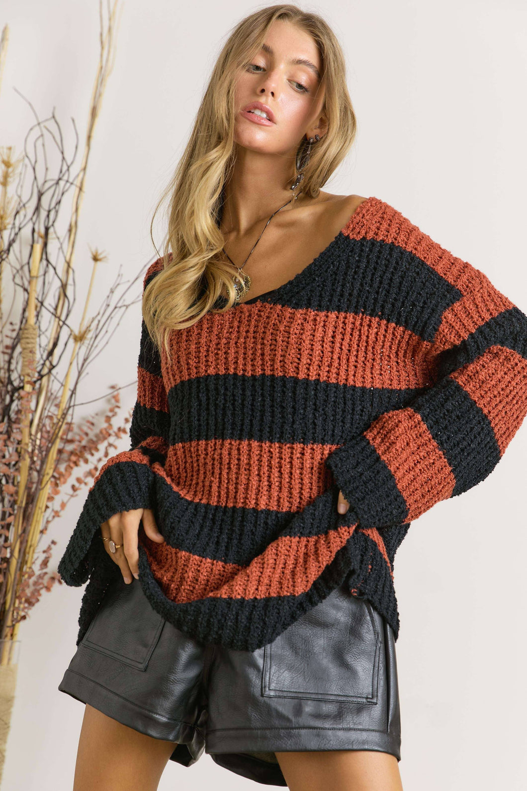 Fall Feeling Stripe Sweater