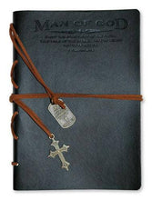 Load image into Gallery viewer, Faux Leather Journal with Bookmark
