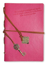 Load image into Gallery viewer, Faux Leather Journal with Bookmark
