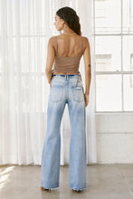 Load image into Gallery viewer, Ultra High Rise 90&#39;s Distressed Wide Leg Kan Kans
